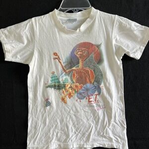 Vtg E.T. Universal Studios‎ Florida Size Youth Medium 1990 Rare Caribbean Soul
